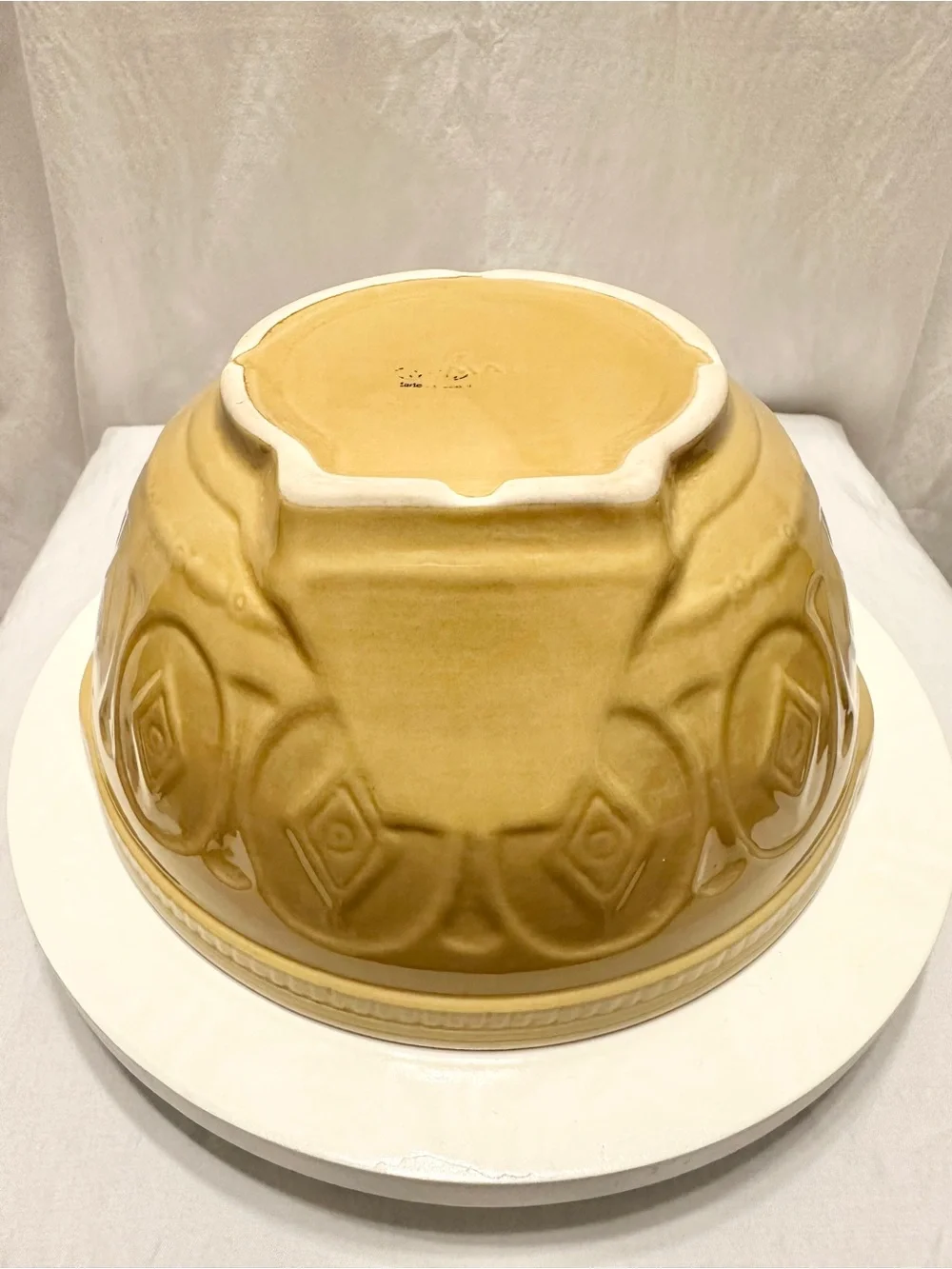 ✨🍂Yellow Ceramic Gripstand Mixing Bowl